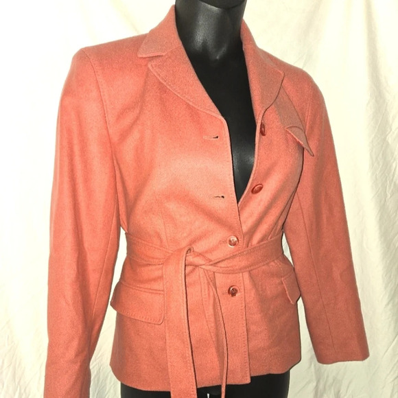 Rose Pink Wool Jacket 🌹 - Picture 1 of 12
